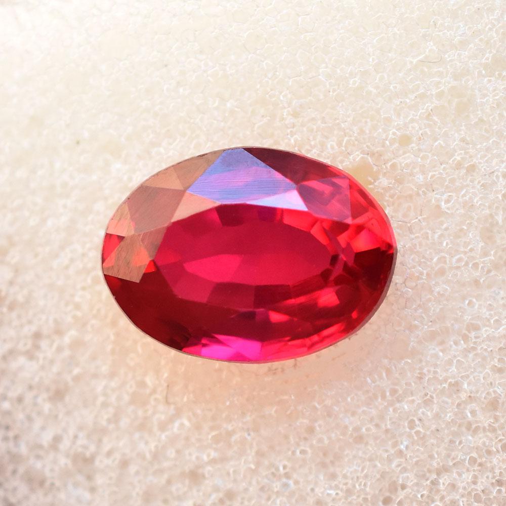 NATURAL Red Ruby Oval Shape CERTIFIED 3.60 Ct Loose Gemstone For Jewelry Making