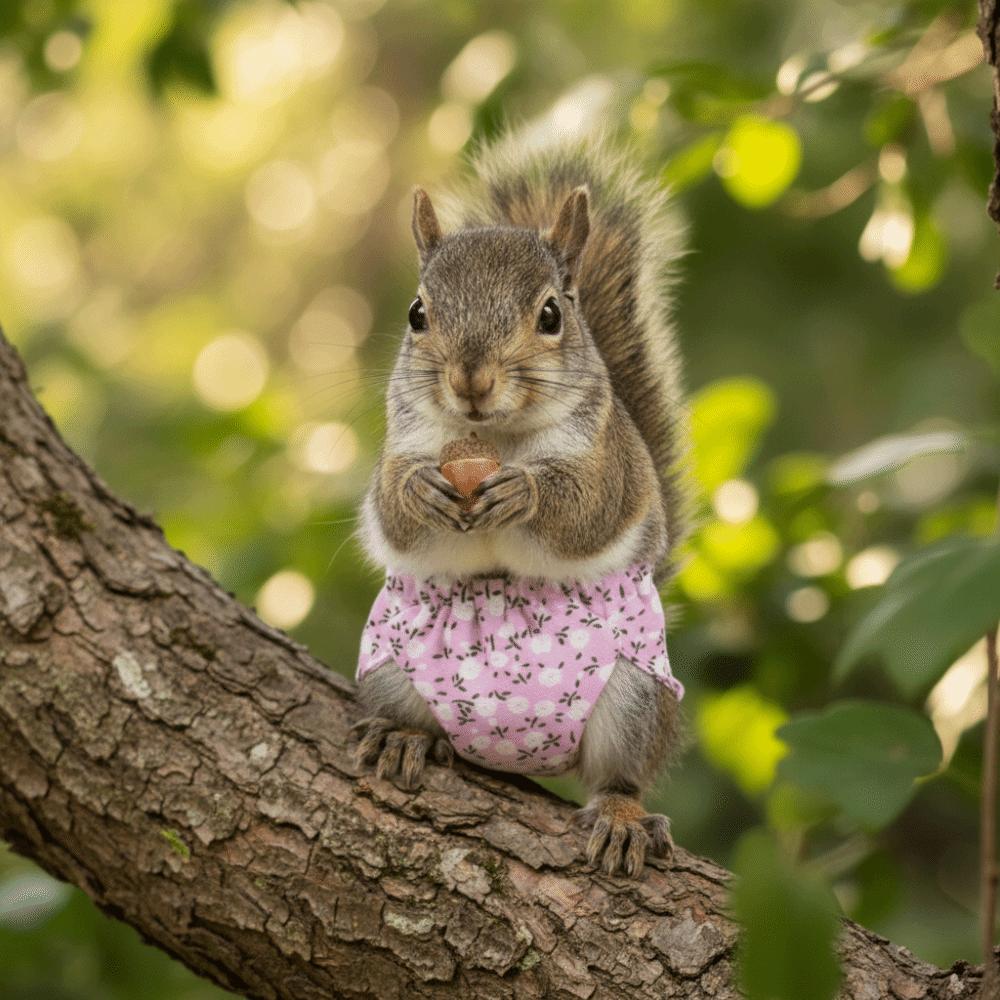 Breathable Pet Training Pants Absorbent Squirrel Underwear  For Guinea Pigs, Squirrels