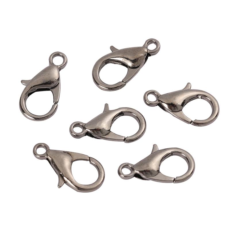 50pcs 100pcs 200pcs Lobster Clasps Jewelry Making Materials Hooks Chain Closure DIY Accessories Supplies For Bracelets Necklaces