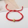 2025 год змеи счастливый красный веревочный браслет для женщин китайский стиль благословение браслет ручной работы веревочные подарки на год