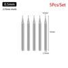 5Pcs 2.35mm Shank Electric Grinder Parts Carve Precision Burring Sanding Drill Bit