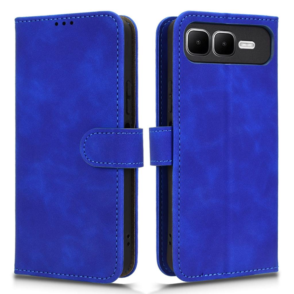 Кожаный чехол для Infinix Smart 10 Plus, приятный на ощупь, противоударный, кошелек, откидная крышка, чехол для телефона