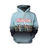 Kid - Roblox Sweatshirt Winter Pullover Drawstring Long Clothes Sleeve Tops