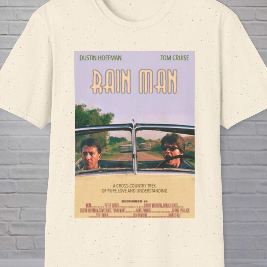 Dustin Hoffman Movie, RARE v6 Poster, Tom Cruise (Excellent Driver). Gilbert Grape? Tom Hanks, Lenny, Gump, Benny & Joon, I Am Sam, Adam T-shirt