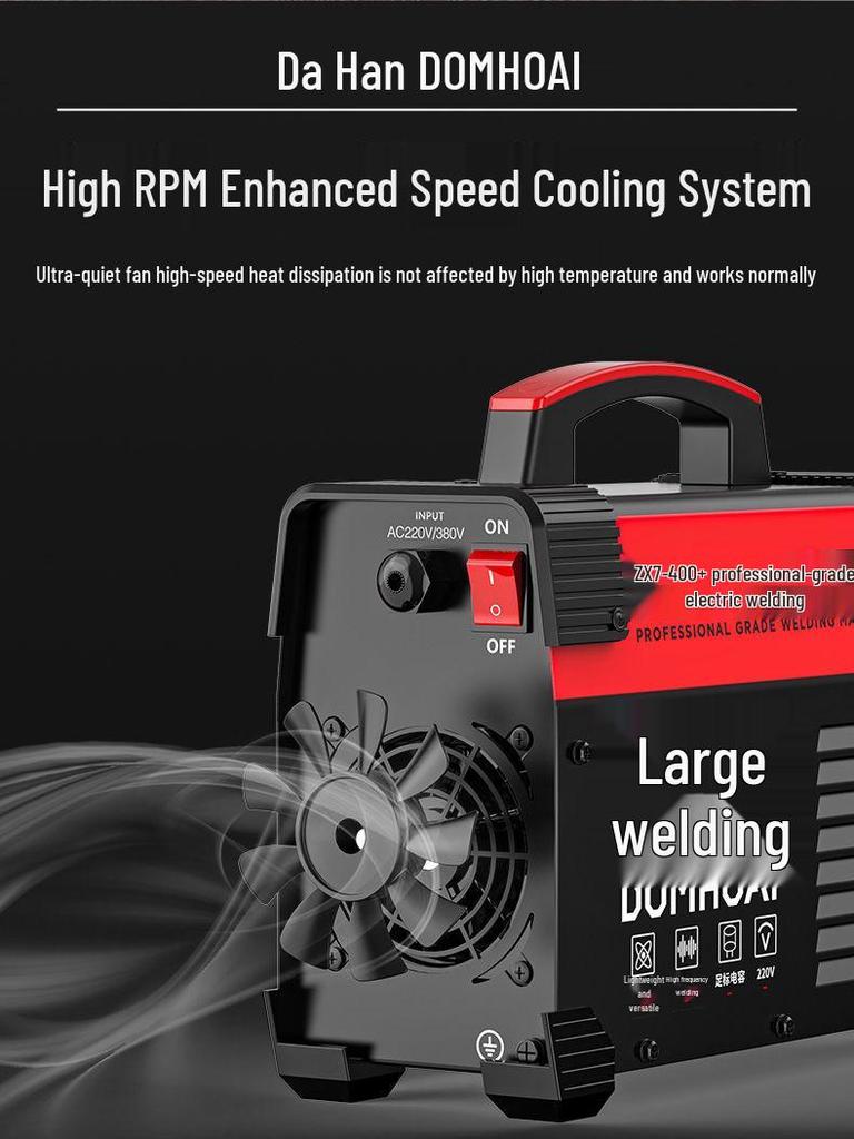 315 Dual Voltage Portable Electric Welder - High Power, Fully Automatic, Suitable for Construction and Three-Phase Household Manual Welding.