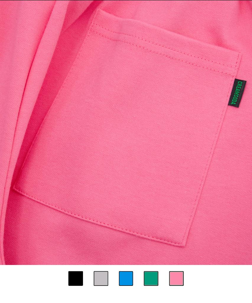 CREAM SODA LAB Tokyo Drift Wide Pants Pink Black