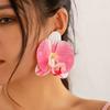 Ladies Party Flower Earrings Exaggerated Big Dinner Jewelry Drop Earrings  For Women Girls Gifts