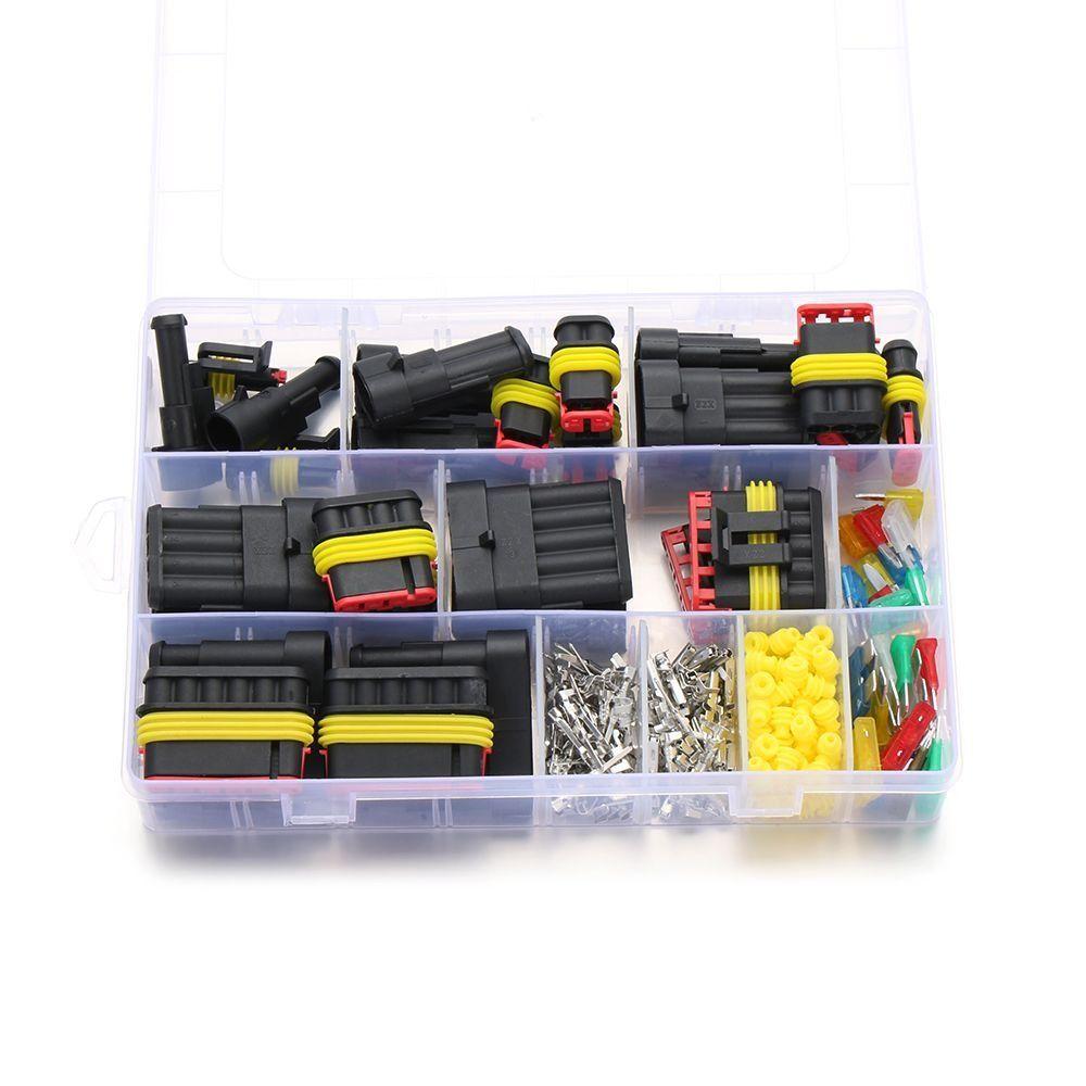 Male And Female Pair Car Electrical Connector 1/2/3/4 Pin Wire Harness Plug Automotive Repair