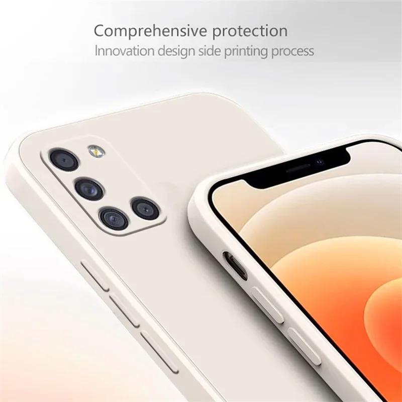 Для Samsung A21S Чехол Galaxy A22 A31 A32 A41 Чехол Силиконовый ТПУ Мягкий Матовый Чехол для Телефона Задняя Крышка Fundas Coque Бампер