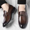 Fashion Business Men's Loafers Hot Selling Gentlemen's Casual Style Luxury Office High Quality and Comfortable Shoes Black Brown