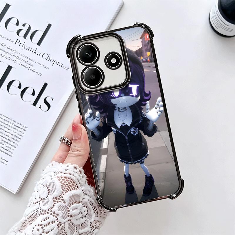 M-Murder D-Drones Uzi Doorman Plating Phone Case For Xiaomi Redmi Note 14 15 Pro Plus 13 12 11 11S 11T 10 9S 9 5G Anti-Fall Aira
