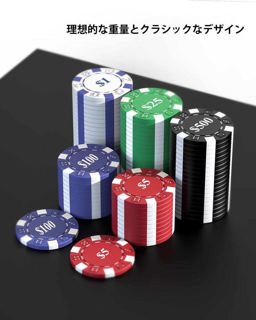 Фишки для покера HEITOK, 300 штук, набор для покера с номерами, алюминиевый кейс, совместимый с Texas, включает в себя 5 игральных костей и 2 набора игральных карт, 11,5 г