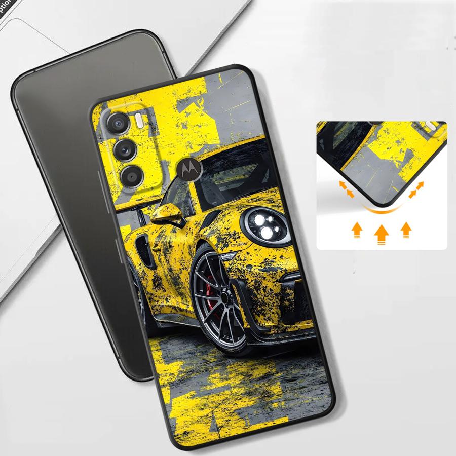 Чехол для Motorola Moto G71 G32 G22 Edge40 Edge 20 Pro 30 Lite G53 G30 G50 G51 G73 G60s G52 Чехол для телефона JDM Спортивный автомобиль
