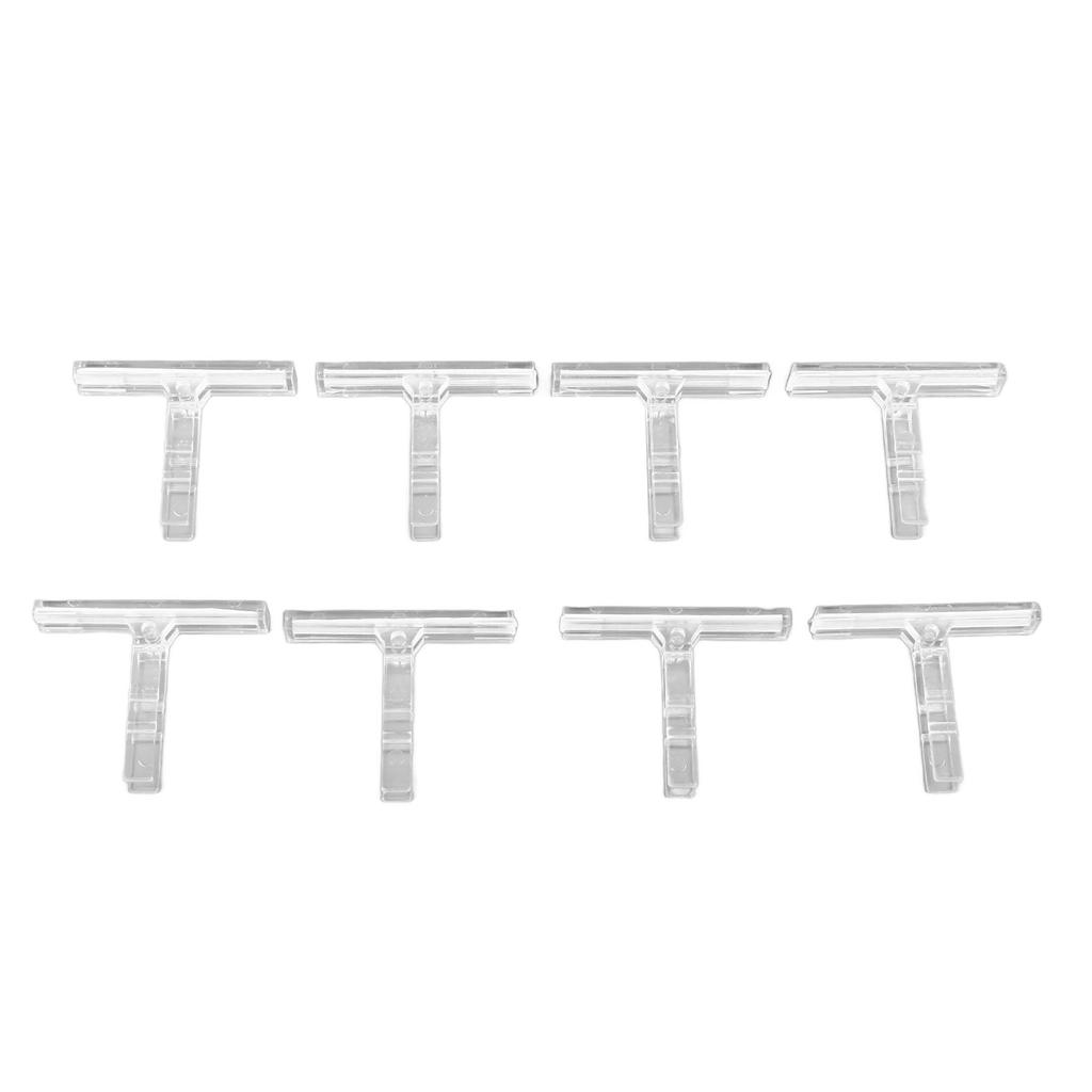 Terminal Marking Clamp PA66 35mm DIN Rail Mounted Transparent Terminal Strip Marking Holder