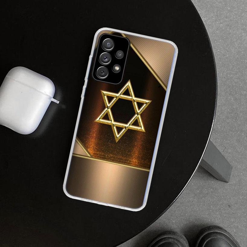 David Jewish Star Symbol Phone Case for Samsung Galaxy A17 A16 A26 A36 A56 A57 A37 A15 A25 A35 A55 A14 A24 A34 A54 A13 A23 A33 A