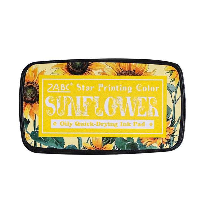 Красочная многоцветная штемпельная подушечка для штампов для планировщика, для скрапбукинга, студенческие принадлежности, самонаборная штемпельная подушечка, школьные аксессуары, канцелярские товары