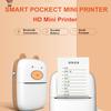 Mini Printer, Portable Mini Thermal Printer, Bluetooth Mobile Photo Printer, Pocket Printer