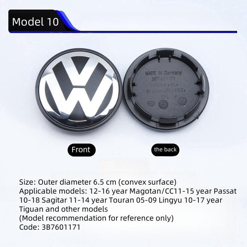 Для VOLKSWAGEN VW 56-76 мм Наклейка-колпачок ступицы колеса автомобиля Аксессуары Для Volkswagen R-line R GTI Polo Golf Touareg Passat Mago