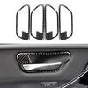 4PCS/Set Carbon Fiber Car Door Handle Stickers Decoration For BMW 3 Series F30 3GT F34 2013-18 Auto Interior Tuning