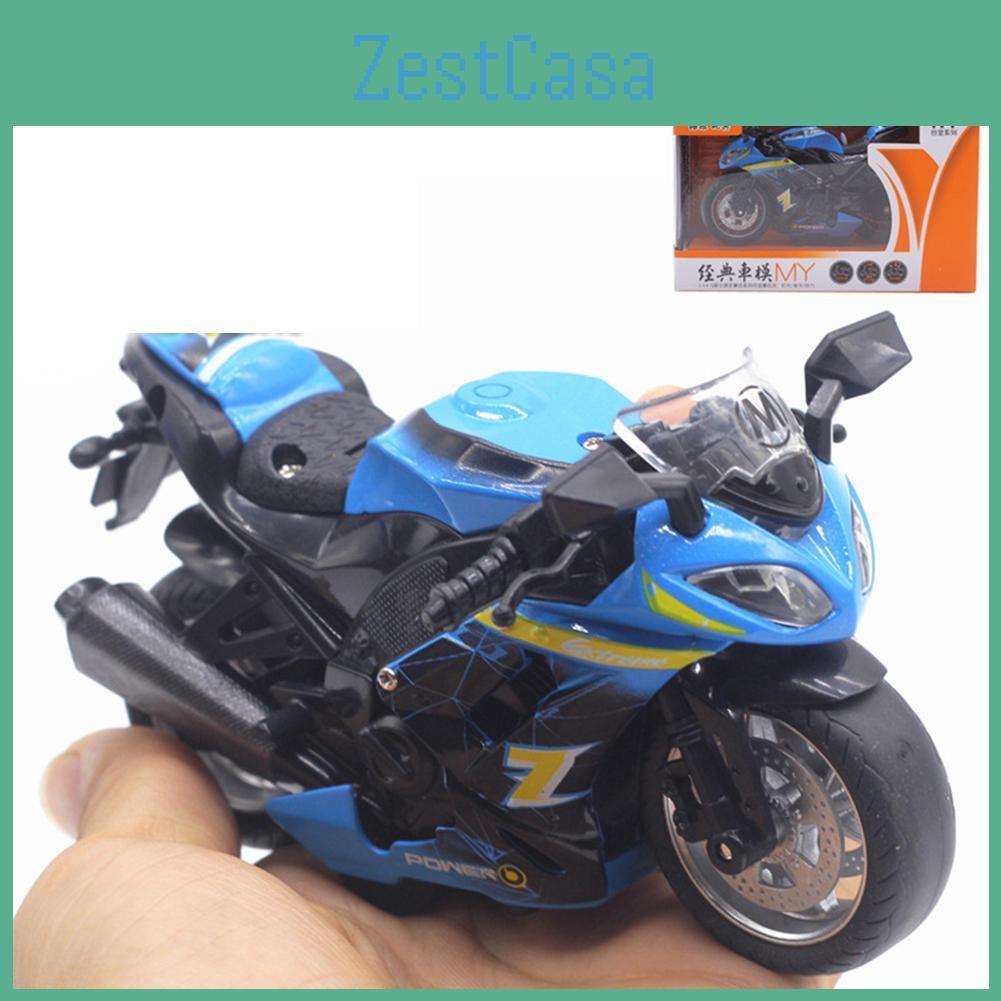 Model Music Motorcycle With Pull Learning Simulation Kids Toy