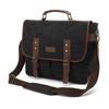 Men's Handbag, European and American Canvas, Men's Portable One Shoulder Crossbody Bag, 15.6-inch Computer Briefcase