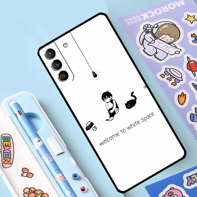 Игровой чехол Omori для Samsung Galaxy S23 S21 S22 Ultra Plus Note 10 20 S8 S9 S10 Plus S20 FE Чехол