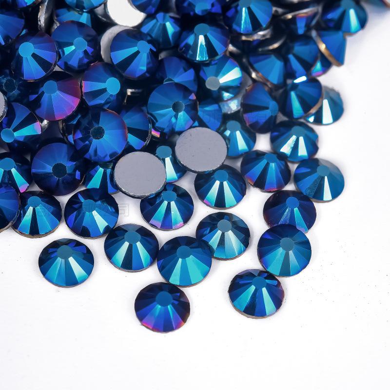 Flat Bottom Diamond, Manicure Diamond Glass, Crystal Round Mobile Phone Accessories, Sticker Diamond Diy Rhinestone Jewelry Accessories