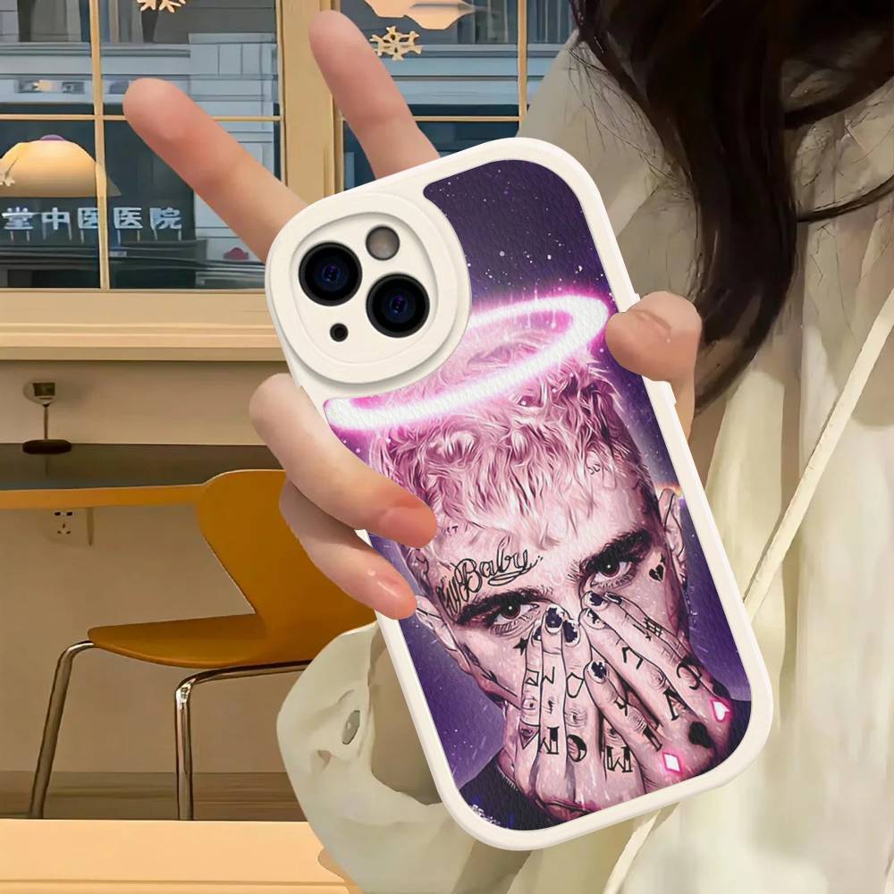 Чехол для телефона singer rapper L-Lil Peep для iPhone 16 15 14 13 12 11 Pro Max Plus Кожаный чехол