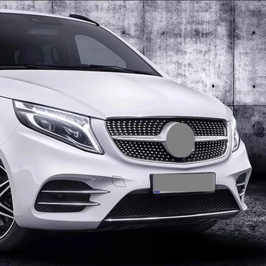 For Mercedes-Benz V-Class W447 V260 V250 2016 To 2020 Front Grille Bumper Racing Diamond Grill Tuning Accessories Body Kits