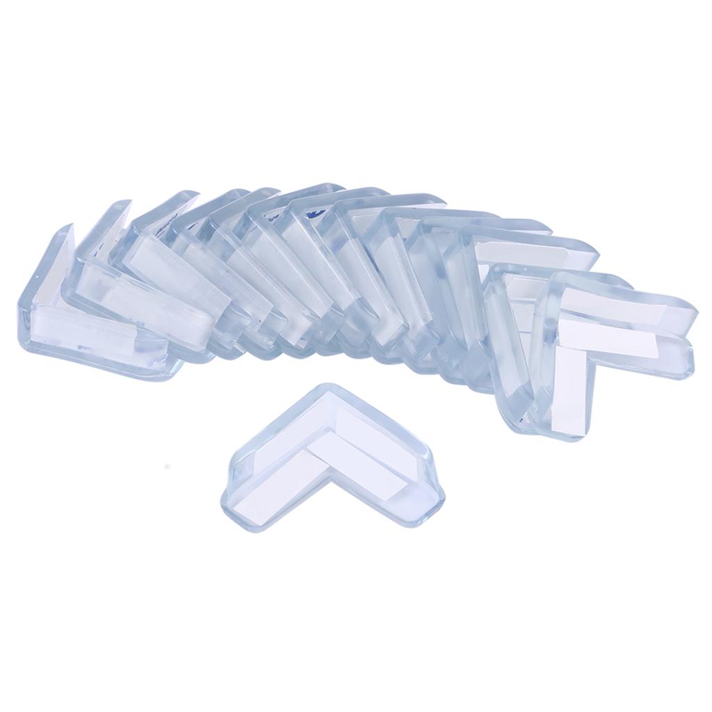 15Pcs Baby Kid Safety Transparent Protector Pad Furniture Edge Table Corner Protection