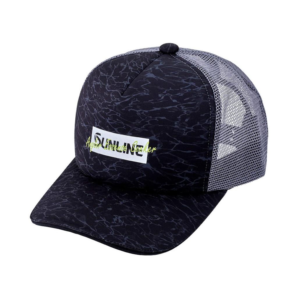 Cap Surface Mesh Cap Black [Sunline] Men's CP-3826