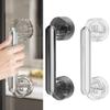 No Drilling Suction Cup Door Handle Anti-slip Glass Door Handrail Sliding Door Handle  Bathtub