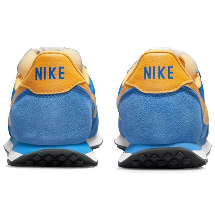 Nike Waffle Trainer 2 Medium Blue University Gold Мужские кроссовки Белые Черные DH1349-402