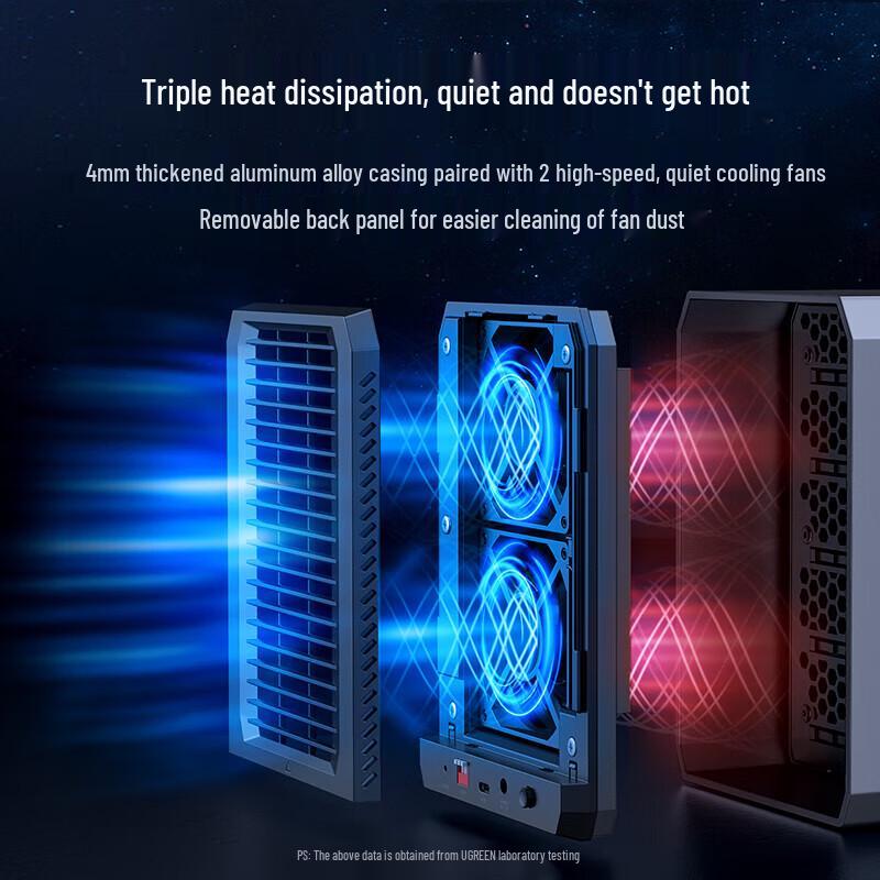 Ugreen Сетевое хранилище (NAS) с 4-ядерным процессором AI 10 Гбит/с