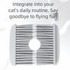 Professional Cat Floating Hair Door Self-adhesive Litter Box Door Brush  For Litter Box