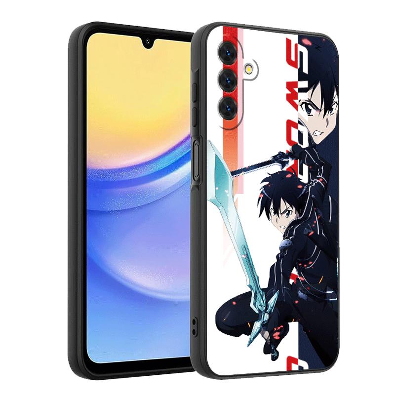 Anime S-Sword O-Online SAO Soft Phone Case for Samsung A17 A37 A57 A16 A26 A36 A56 A15 A25 A35 A55 A14 A24 A34 A54 A13 A23 A33 A