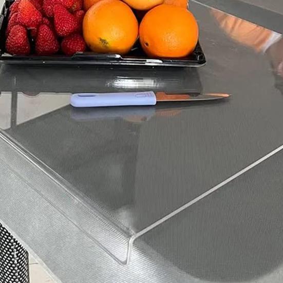 Chopping Board Reusable Acrylic Cutting Board Smooth Surface Non Slip Food Chopping Block for Home Kitchen