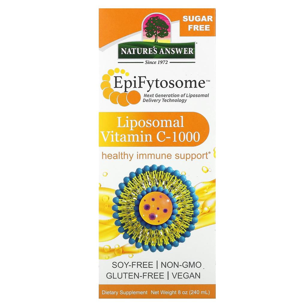 Nature'S Answer, Epiifytoomes, Liposomal Vitamin C -1000, 240Ml(8Oz)