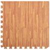 Floor Mats 6 pcs Wood Grain Pattern 2.16 m² EVA Foam
