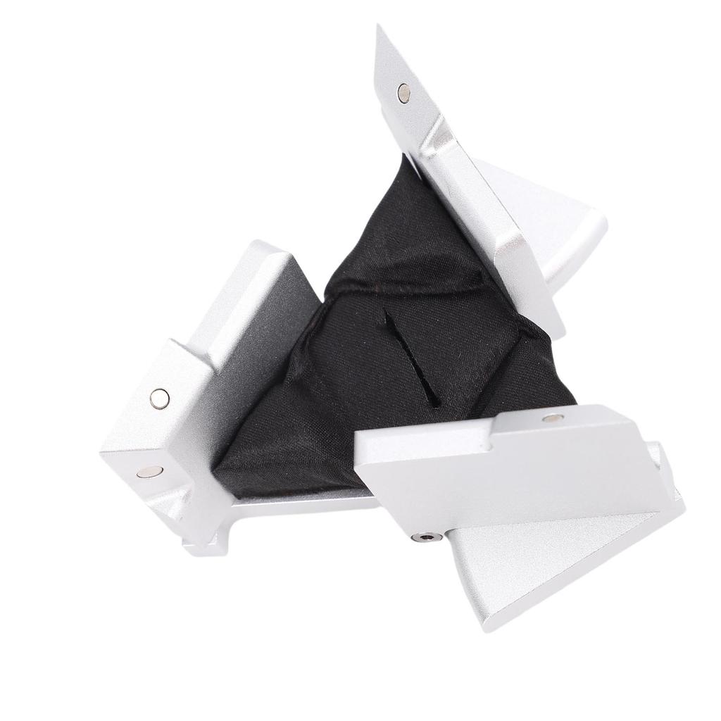 Кинетическая коробочка для кольца из алюминиевого сплава, магнитная складная витрина для ювелирных изделий, держатель для помолвочного кольца для