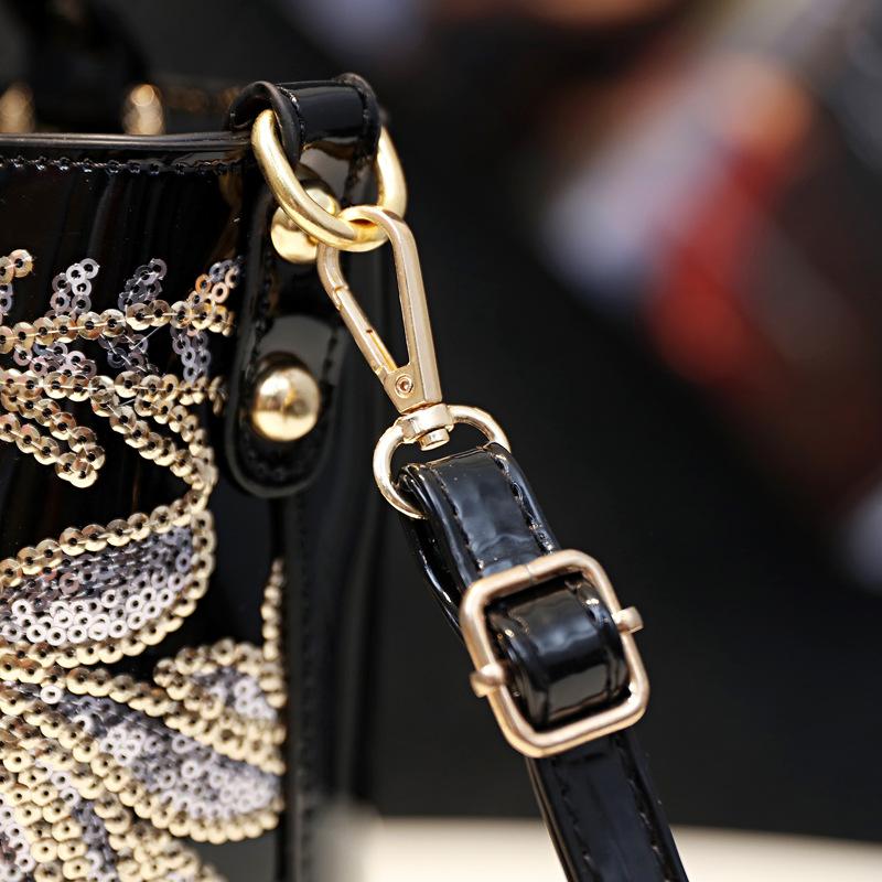 Женская сумка Элегантная яркая кожаная сумка большой емкости Модная сумка через плечо Сумка через плечо