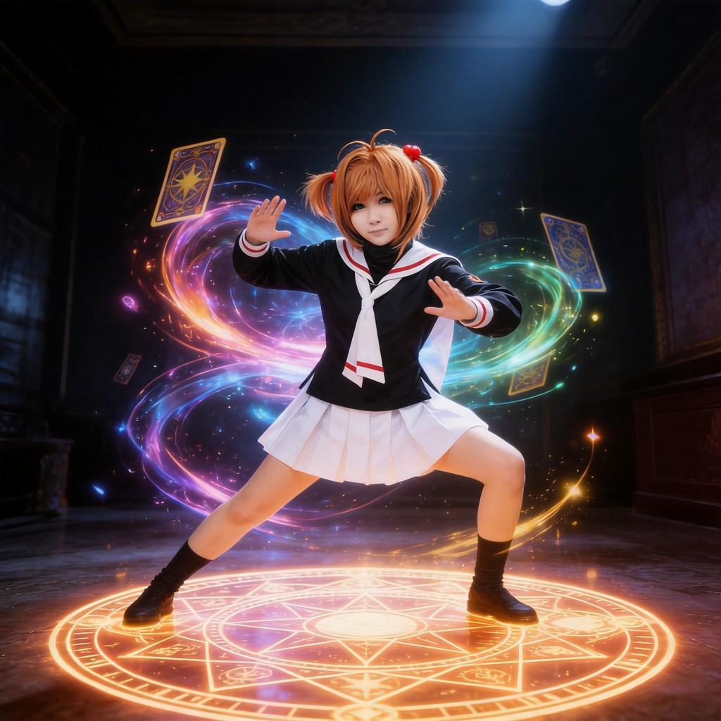 Костюм для косплея Cardcaptor Sakura, морская тематика, для Хэллоуина, аниме-конвенции