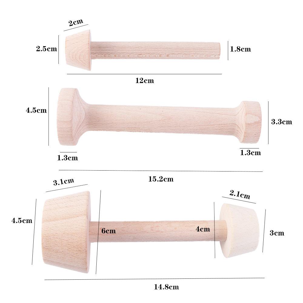 Egg Tart Pusher Double Sided Baking Portable Tart Tamper Eggtart Mold Pastry Tools Dough Press