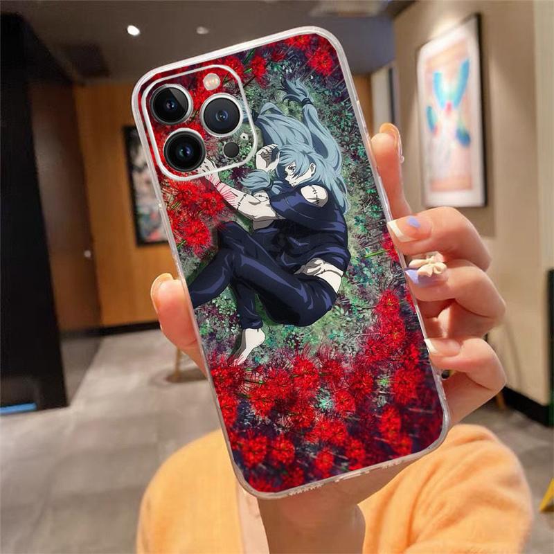 Чехол для телефона с аниме Махито Carcasa Funda Для iPhone 17 Pro Max Air 16 15 14 13 Pro Max 15 16 Pro 15Plus Чехол