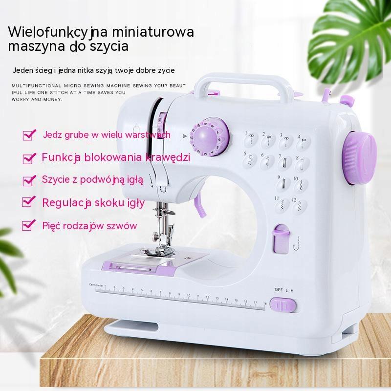 Suoze 505A швейная машина бытовая электрическая швейная машина мини-маленькая швейная машина 12 стежковая версия