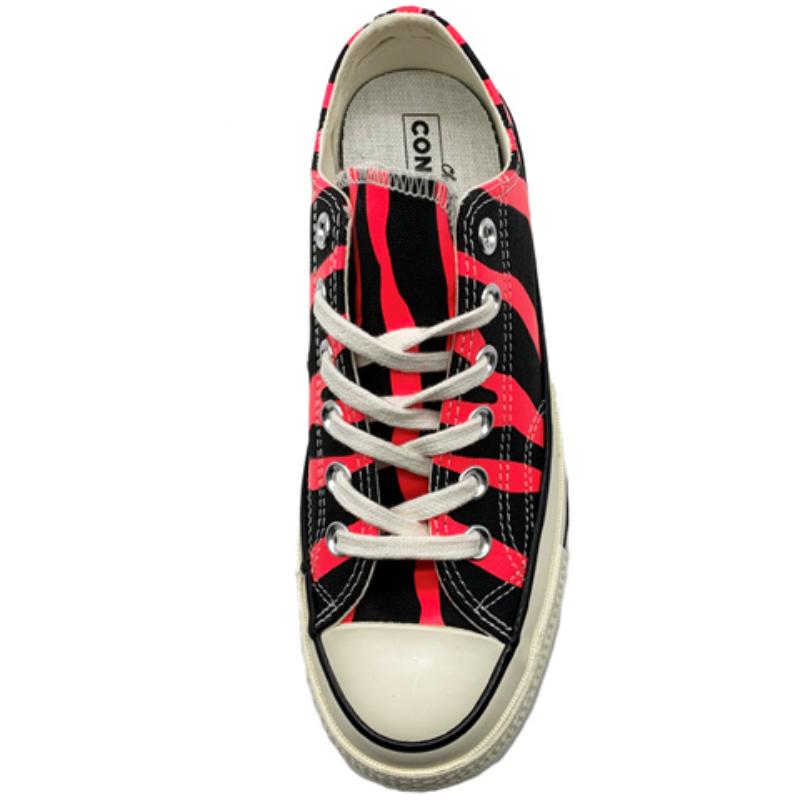 Converse Chuck Taylor All Star 1970s Vintage Casual Low-Top Canvas Shoes Unisex Red and Black