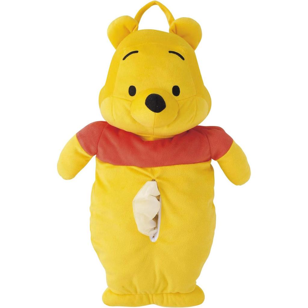Marushin Disney Winnie the Pooh Tissue H50 X X Cute and 2215026600 Case, W20.1 D6cm, Fluffy/Pooh Design,