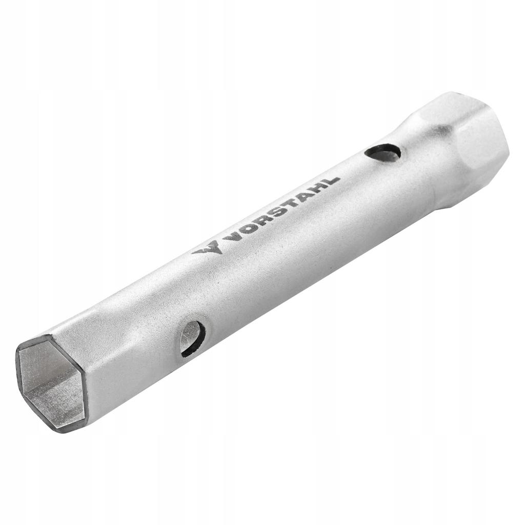 DOUBLE TUBULAR WRENCH, 8 x 9 mm, Chrome-plated, Vorstahl