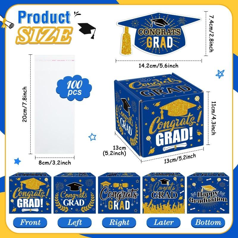 1PACK Graduation Season Cash Draw Box Party Decoration Graduation Gift Advanced Sense Surprise Draw Gift Box
