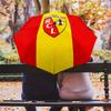 Узор RC Lens, автоматический складной зонт, портативная и складная конструкция, 8 спиц, рождественский или праздничный подарок.